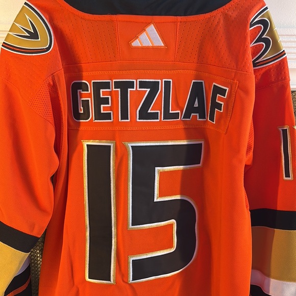 Anaheim Ducks Ryan Getzlaf NHL Hockey Jersey Orange Stitched Men’s Size Large 52 - Picture 4 of 6